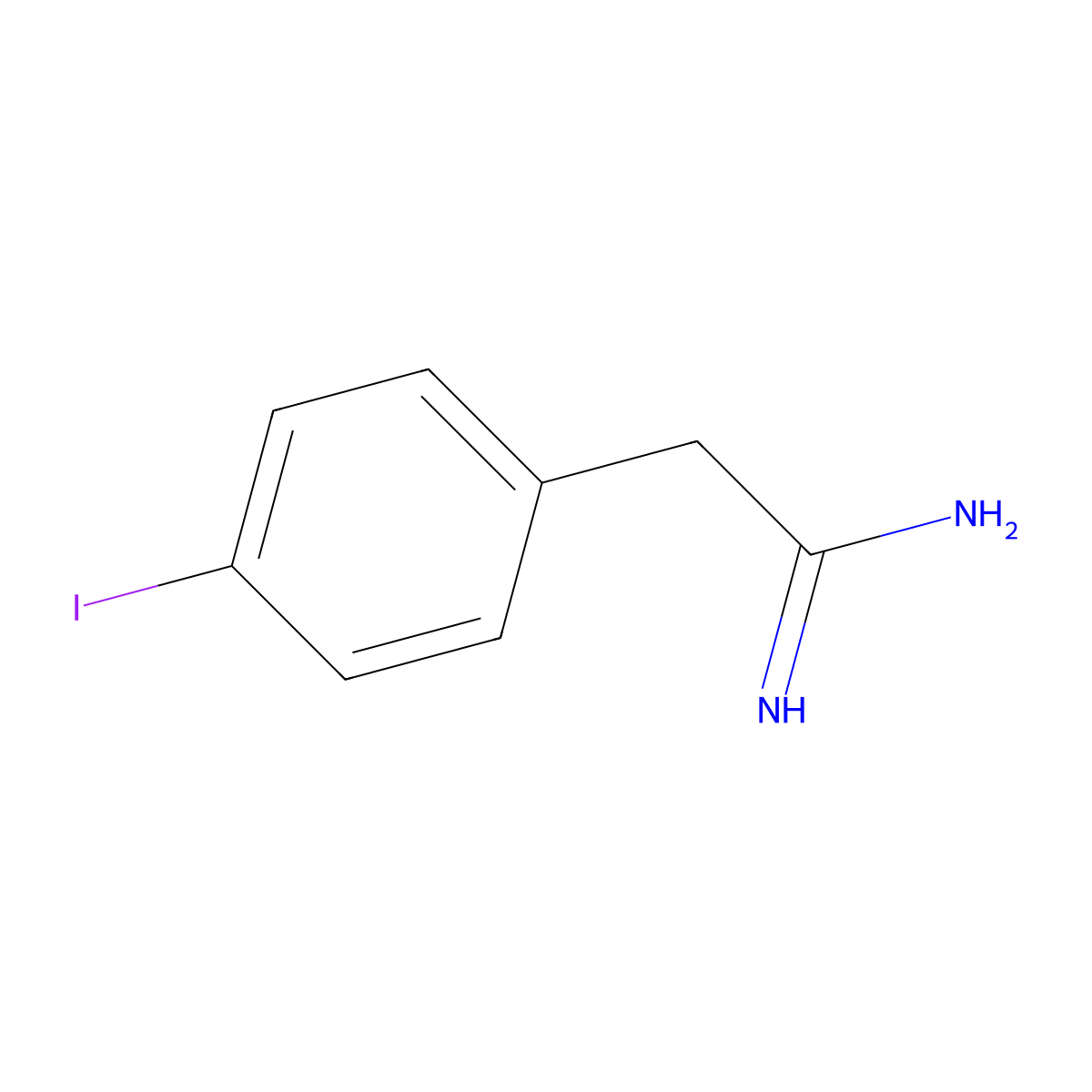 2-(4-Iodo-phenyl)-acetamidine molecular structure, CAS 744143-50-8