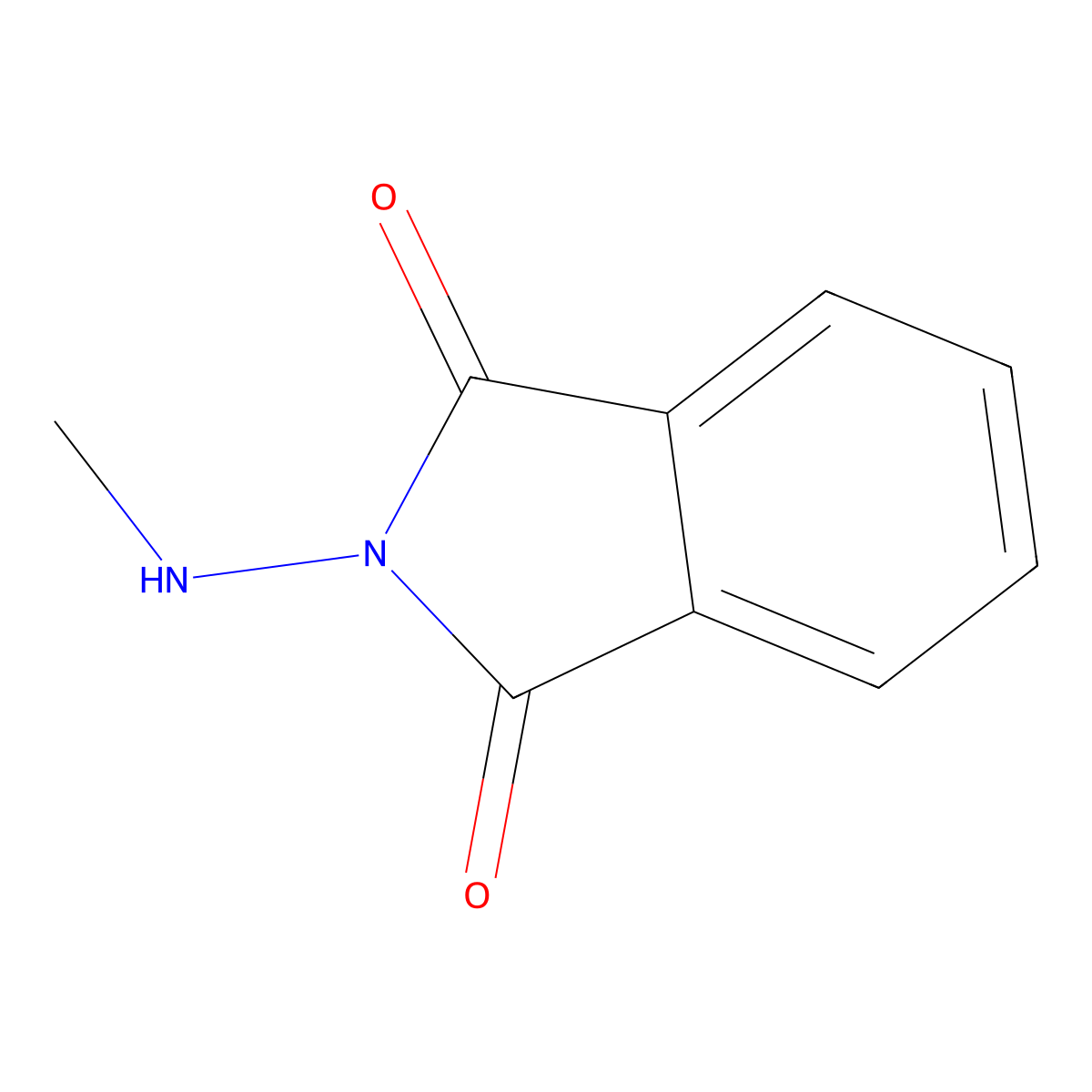 2-(Methylamino)isoindoline-1,3-dione molecular structure, CAS 74420-78-3