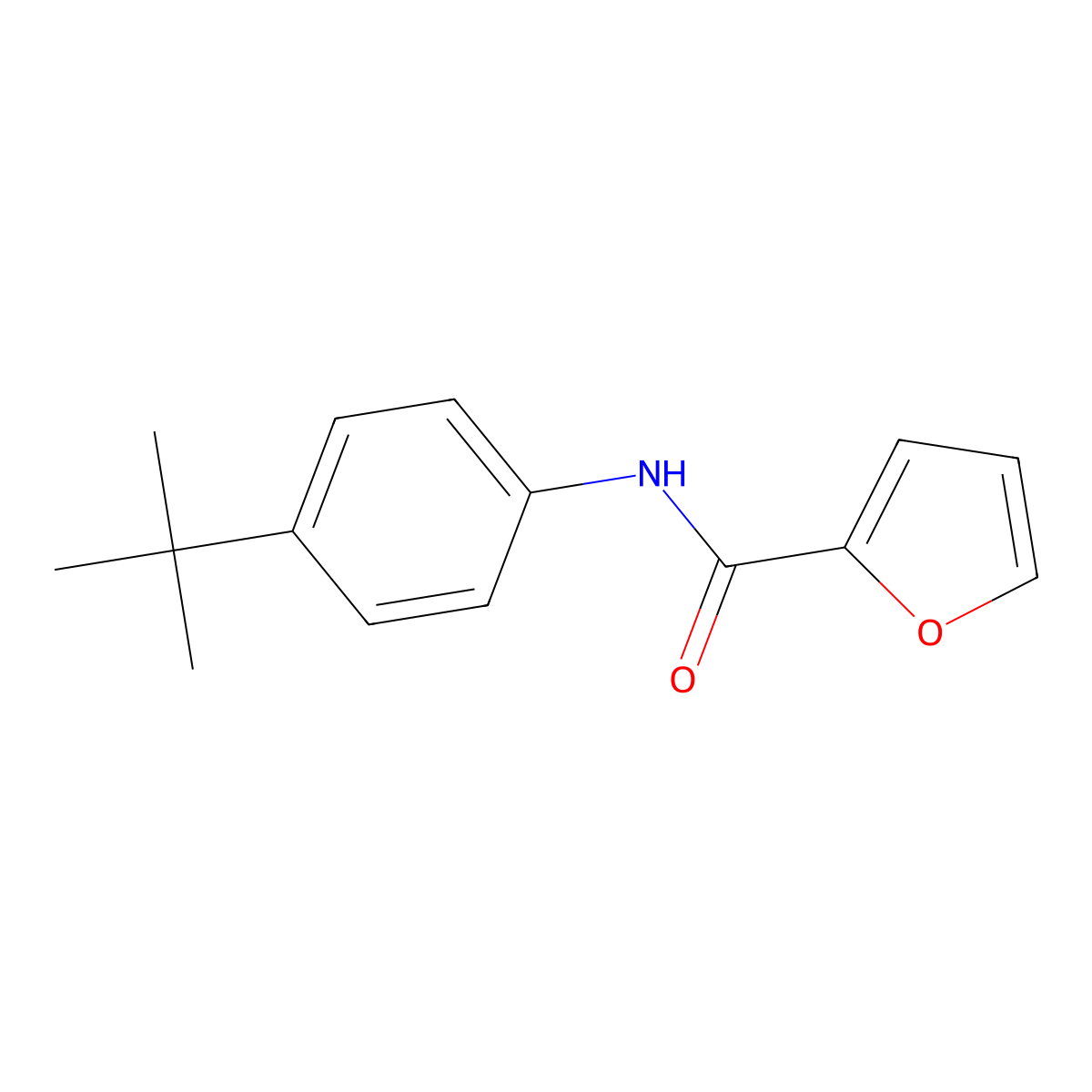 n-(4-(Tert-butyl)phenyl)furan-2-carboxamide molecular structure, CAS 744212-52-0