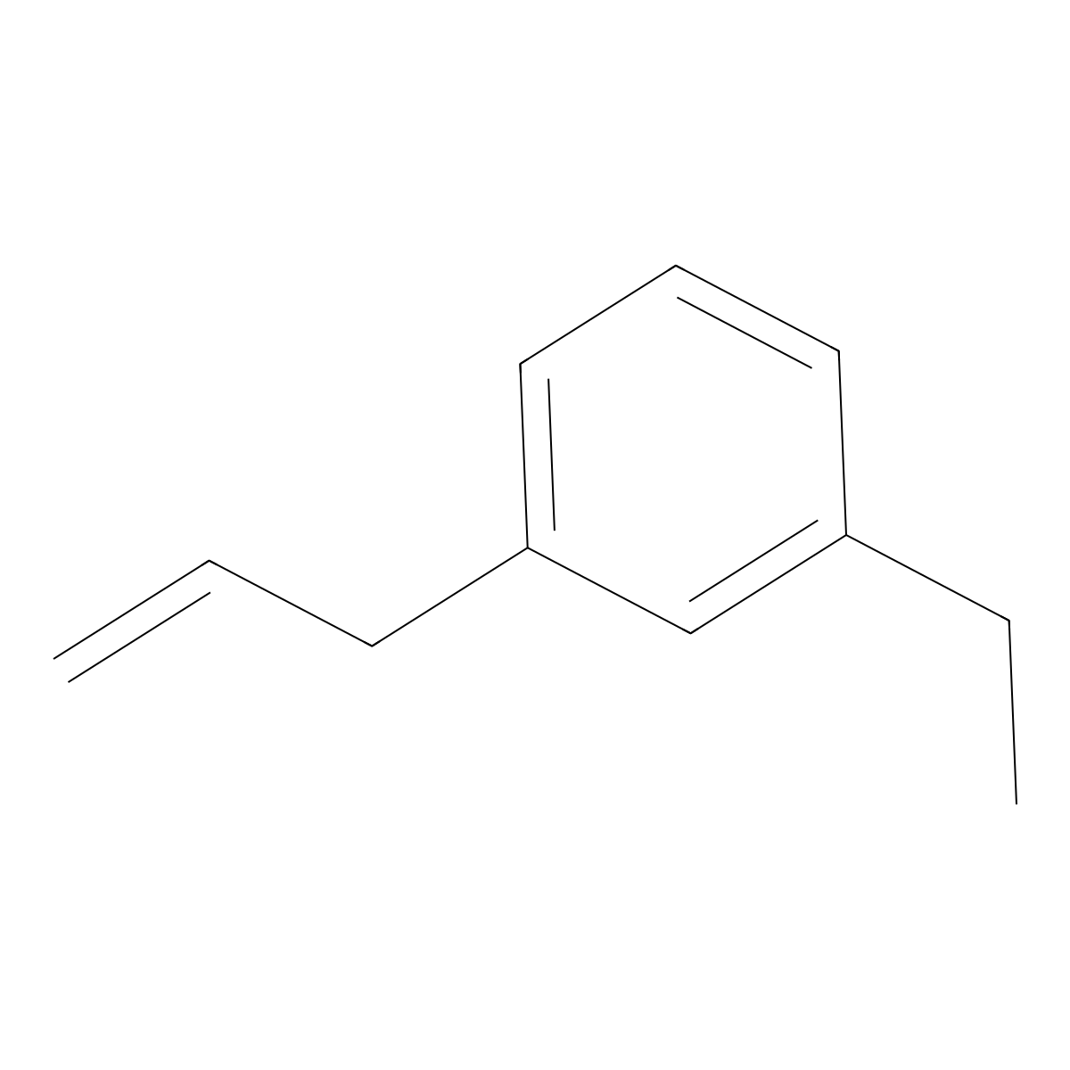 3-(3-Ethylphenyl)-1-propene molecular structure, CAS 744221-41-8