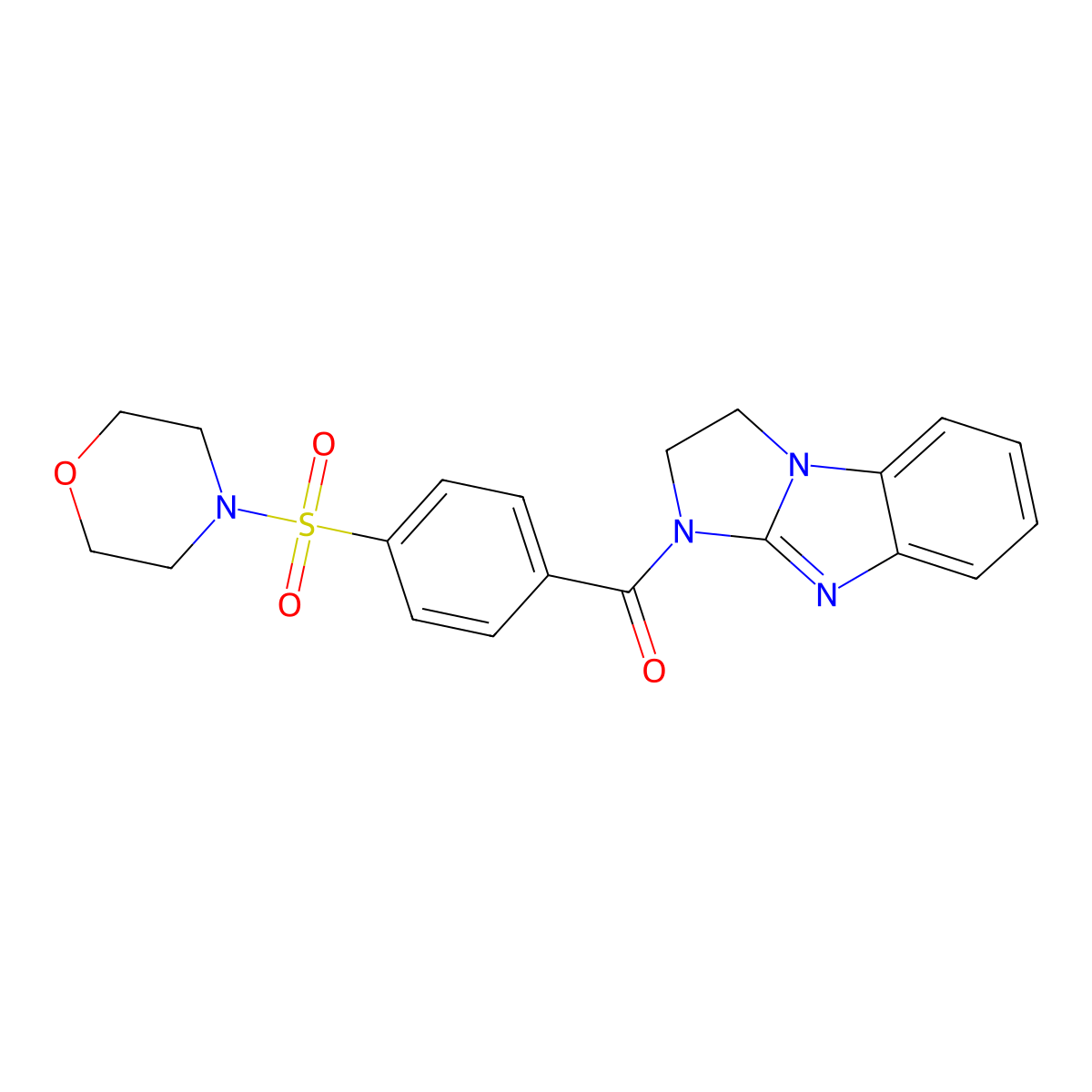 5-[4-(Morpholine-4-sulfonyl)benzoyl]-2,5,7-triazatricyclo[6.4.0.0^{2,6}]dodeca-1(8),6,9,11-tetraene molecular structure, CAS 744230-75-9