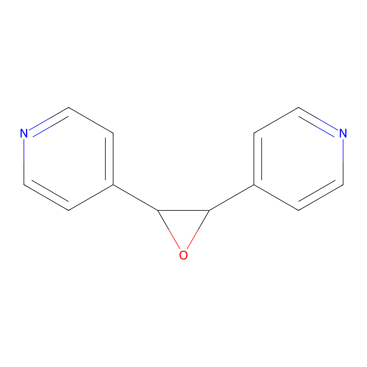 2,3-Di(pyridin-4-yl)oxirane molecular structure, CAS 74431-40-6