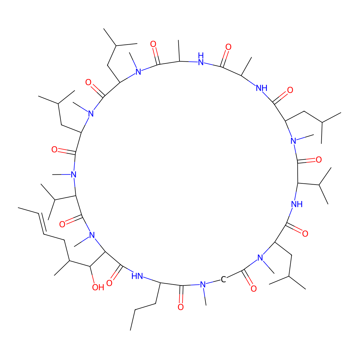 Geclosporin molecular structure, CAS 74436-00-3