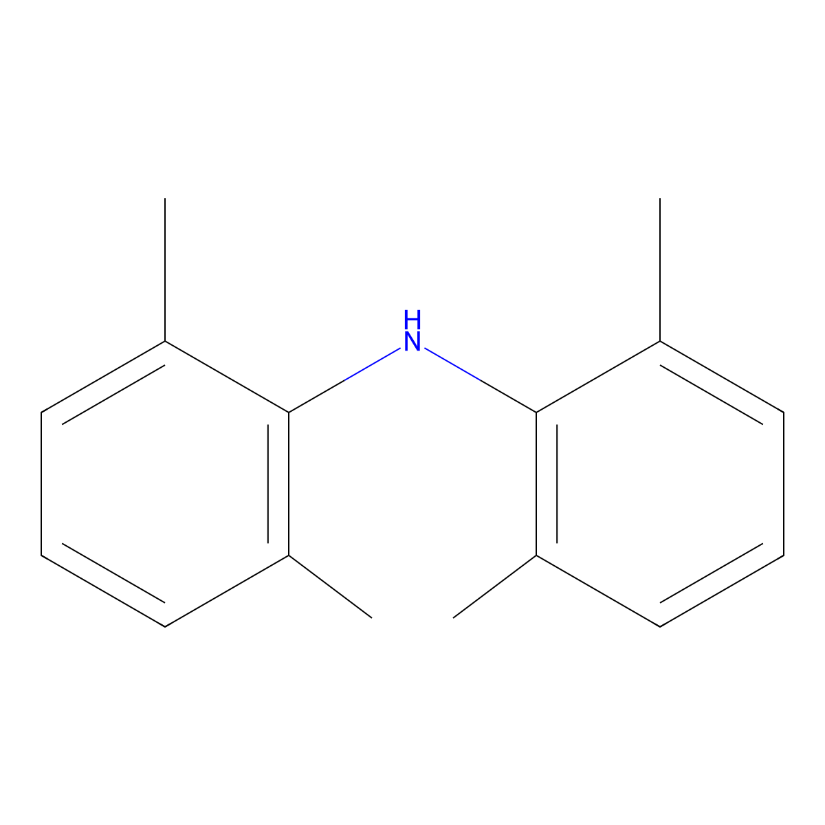 Bis-(2,6-dimethyl-phenyl)-amine molecular structure, CAS 74443-35-9