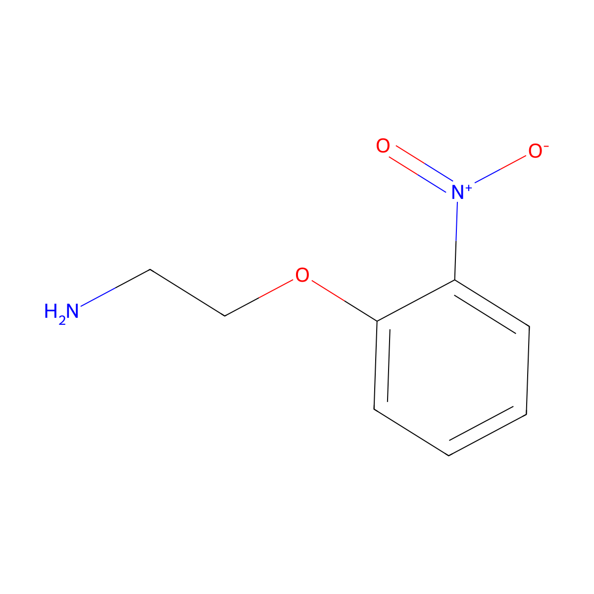 2-(2-nitrophenoxy)Ethanamine molecular structure, CAS 74443-42-8