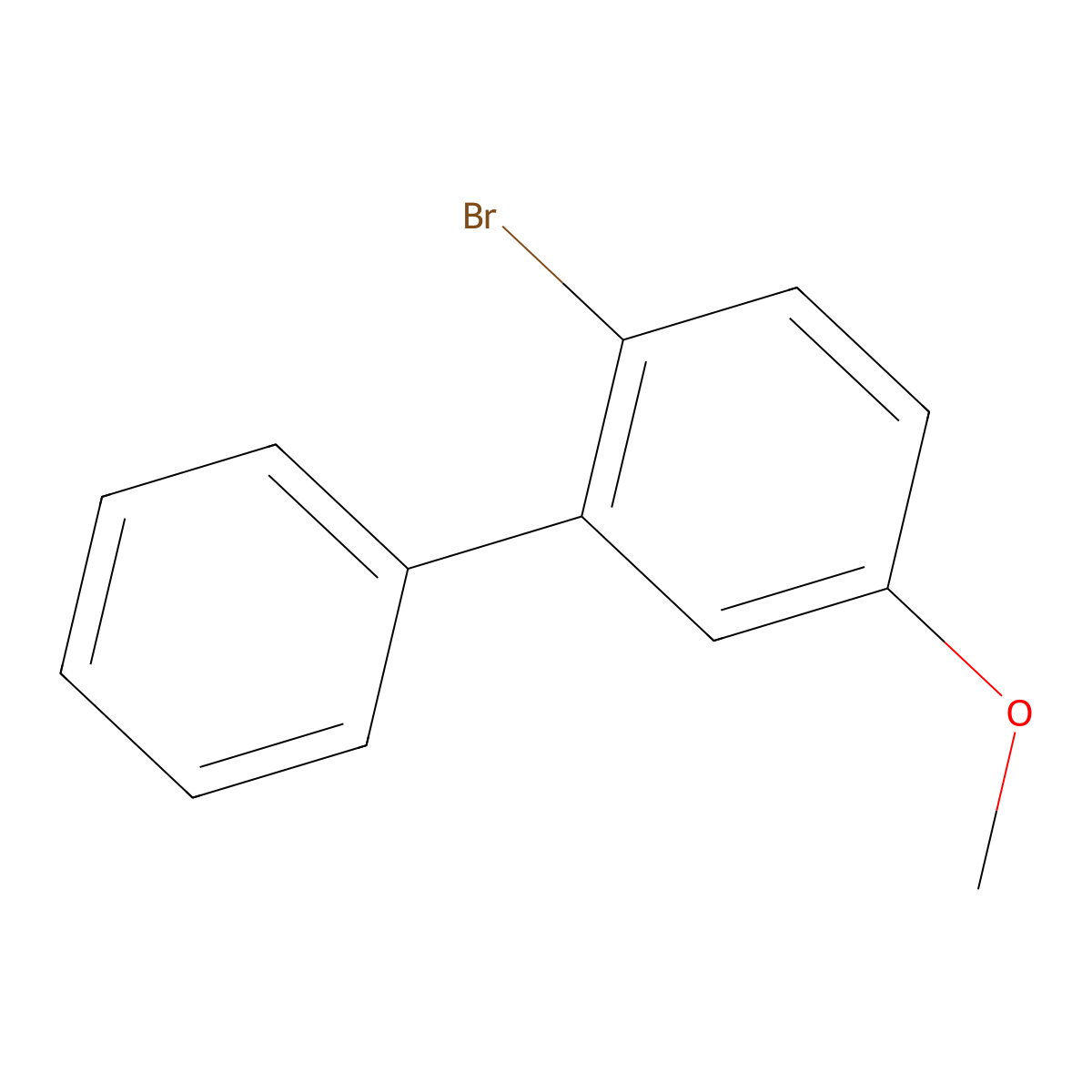 2-Bromo-5-methoxy-1,1'-biphenyl molecular structure, CAS 74447-77-1
