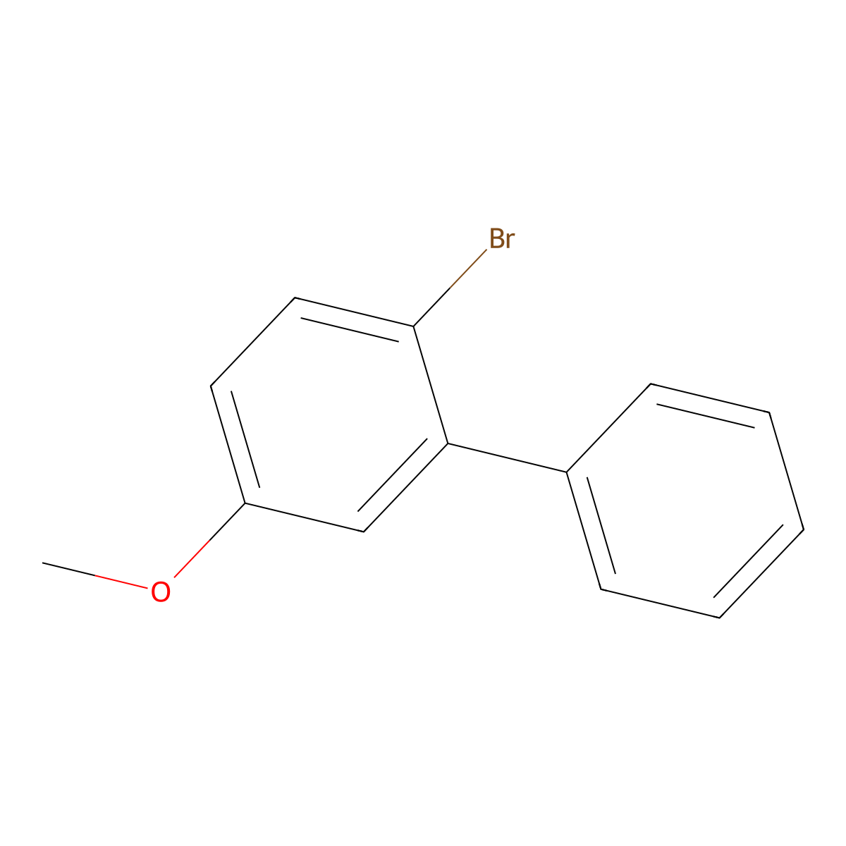 2-Bromo-5-methoxy-1,1'-biphenyl molecular structure, CAS 74447-77-1