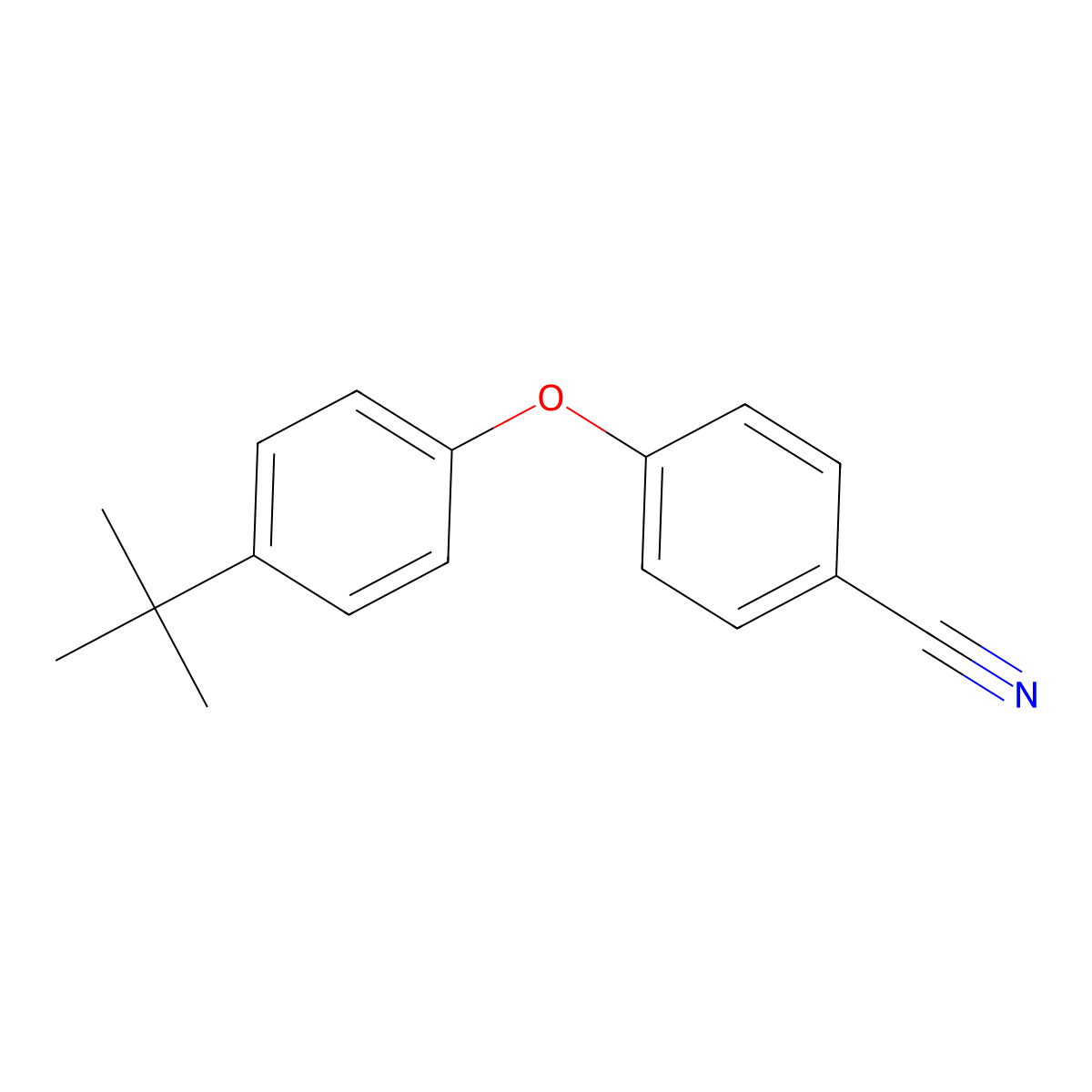 4-(4-Tert-butylphenoxy)benzonitrile molecular structure, CAS 74448-91-2