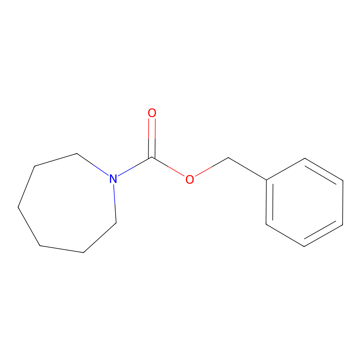 Benzyl azepane-1-carboxylate molecular structure, CAS 74472-27-8