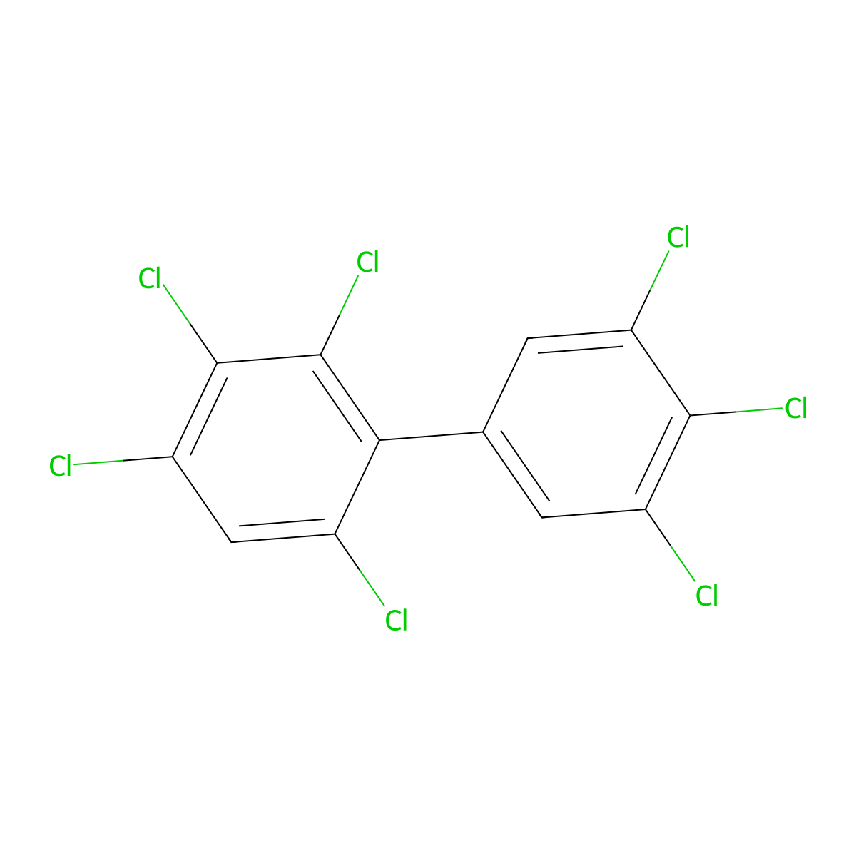 2,3,3',4,4',5',6-Heptachlorobiphenyl molecular structure, CAS 74472-50-7