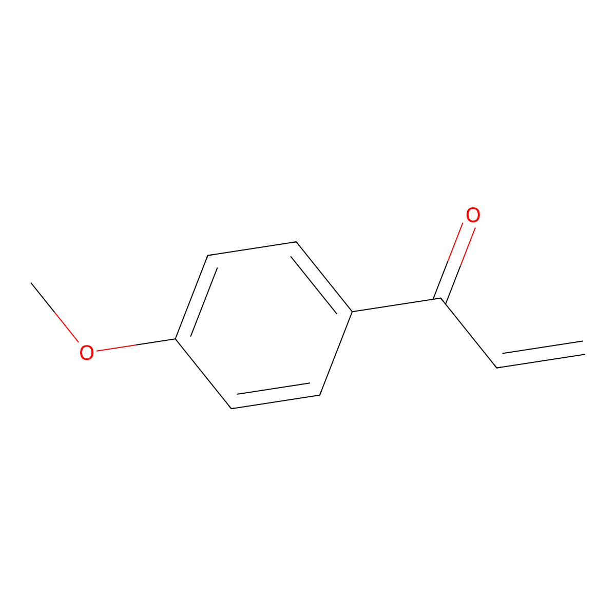 4'-Methoxyacrylophenone molecular structure, CAS 7448-86-4