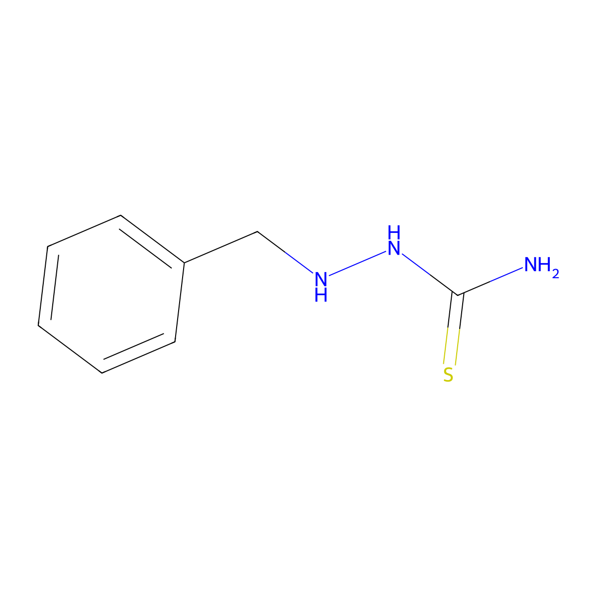 (Benzylamino)thiourea molecular structure, CAS 7449-43-6