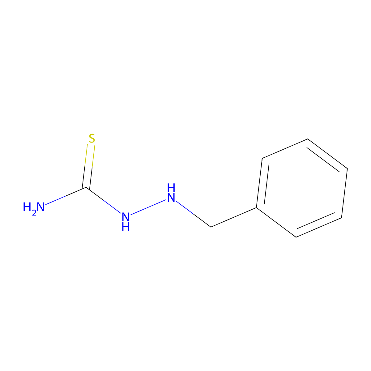 (Benzylamino)thiourea molecular structure, CAS 7449-43-6