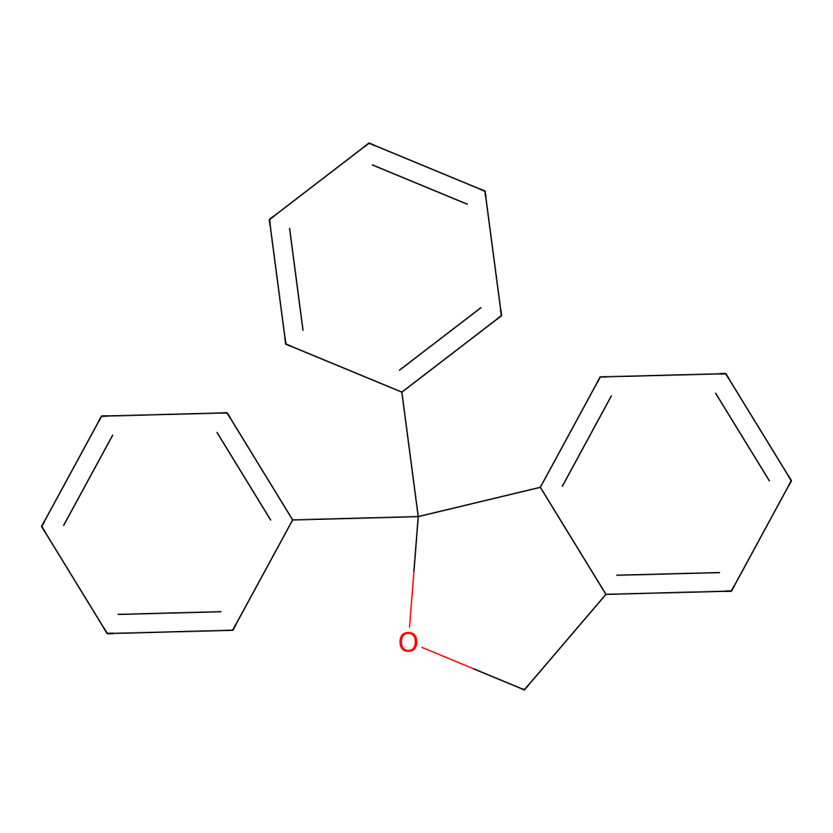1,1-Diphenyl-1,3-dihydro-2-benzofuran molecular structure, CAS 7449-50-5