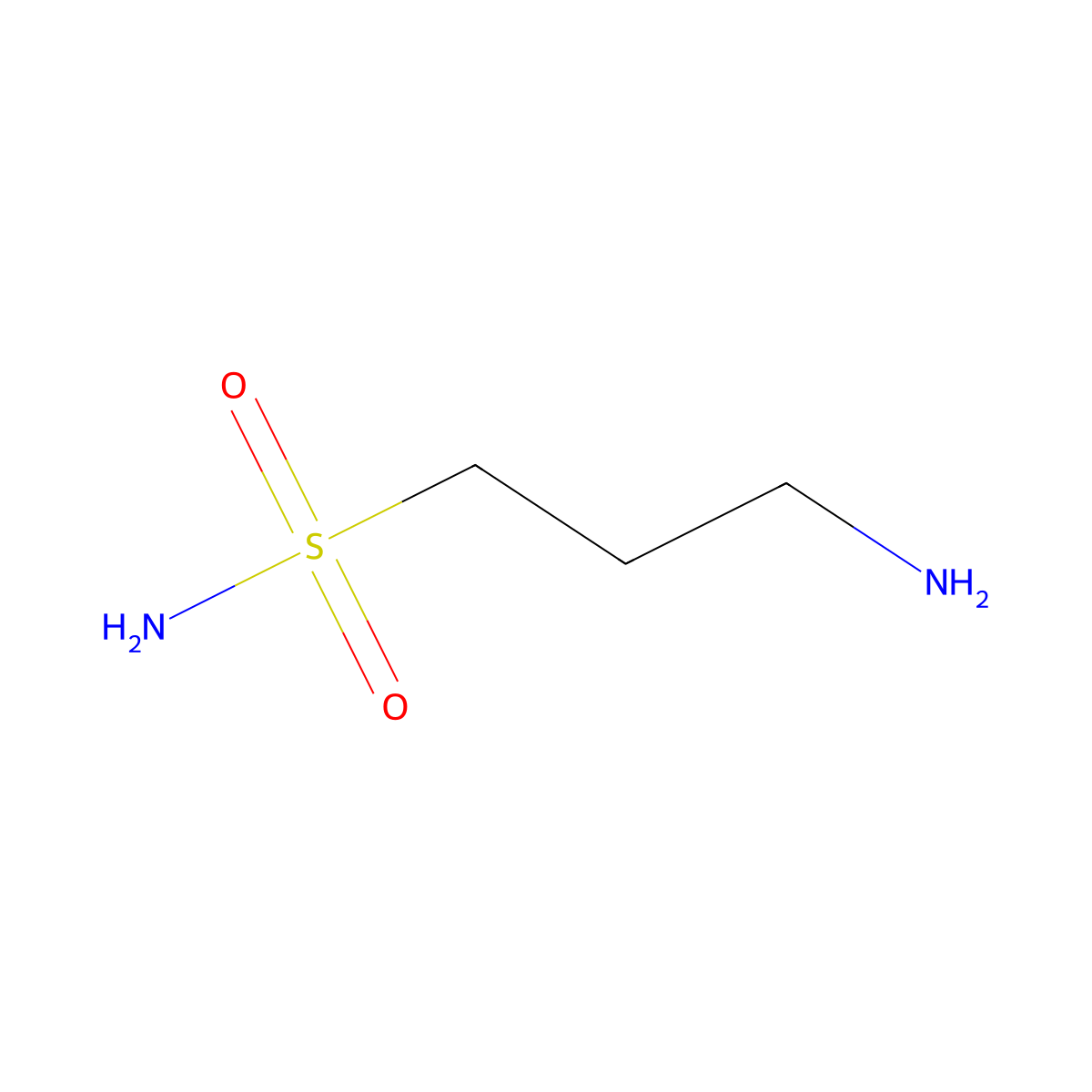 3-Aminopropane-1-sulfonamide molecular structure, CAS 74494-51-2