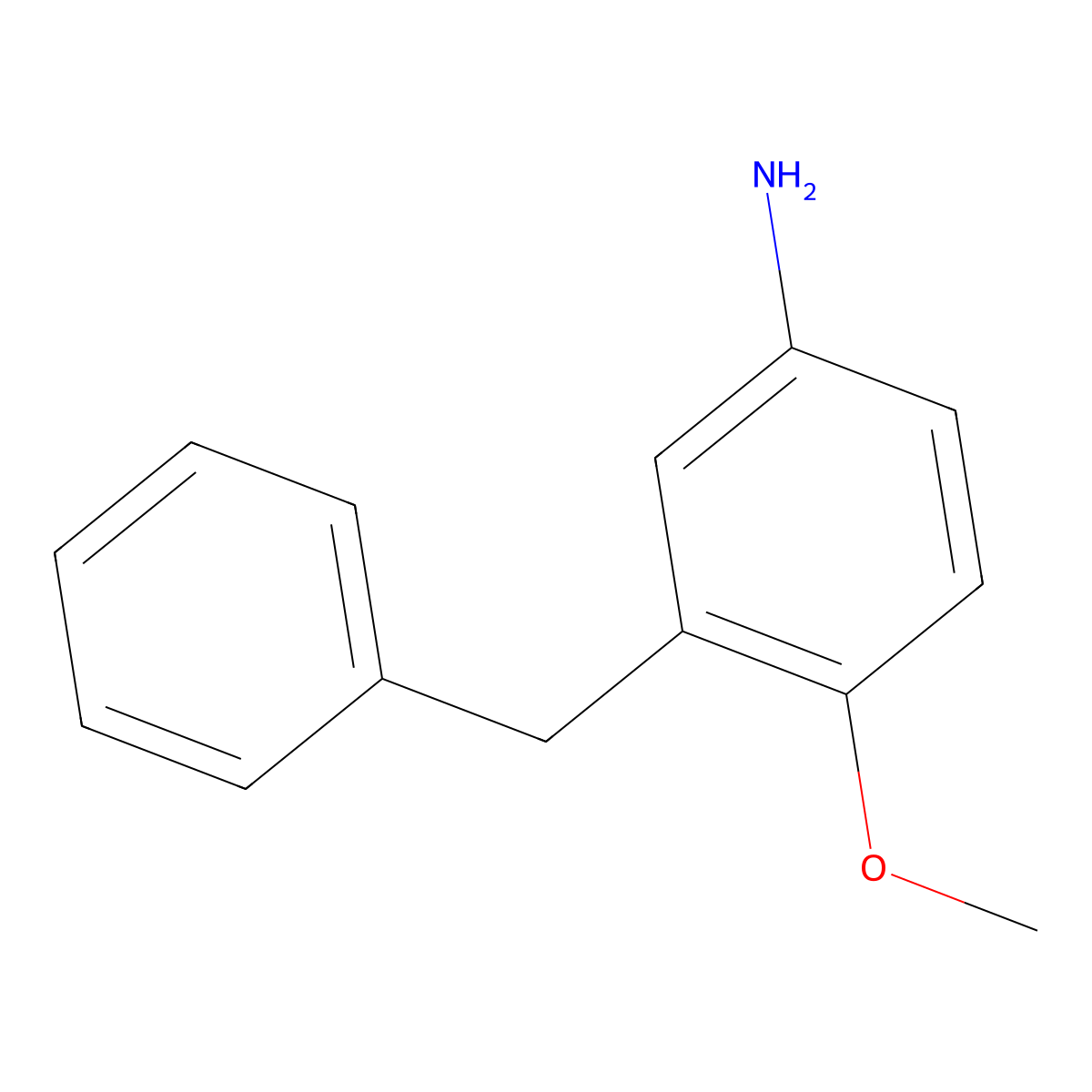 3-Benzyl-4-methoxyaniline molecular structure, CAS 744948-83-2