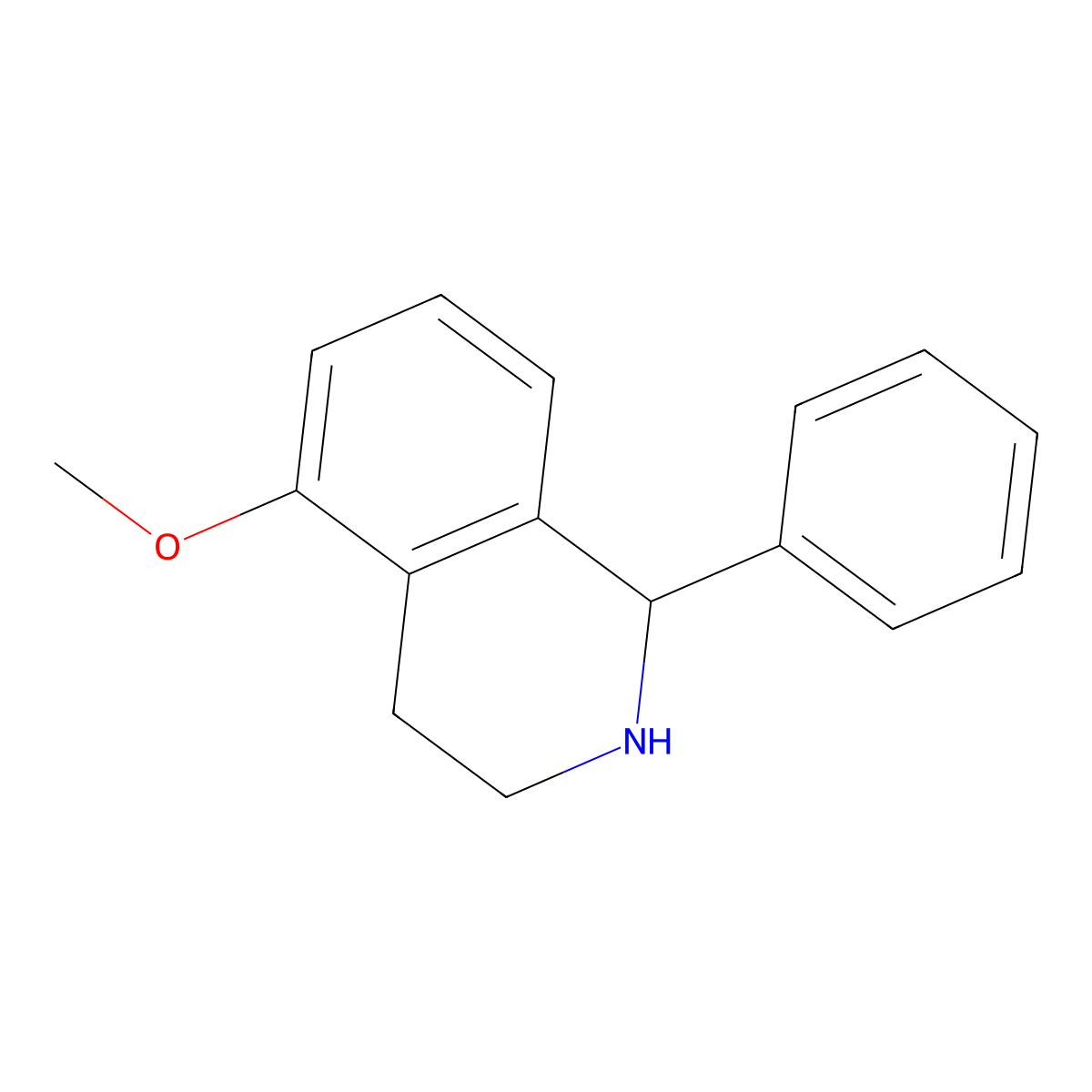 5-Methoxy-1-phenyl-1,2,3,4-tetrahydroisoquinoline molecular structure, CAS 744959-12-4