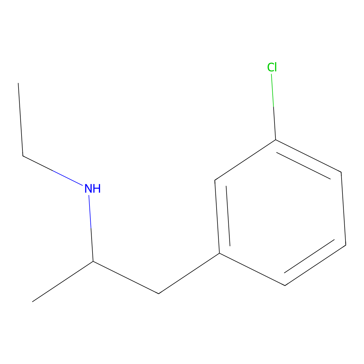 1-(3-chlorophenyl)-N-ethylpropan-2-amine molecular structure, CAS 744983-82-2