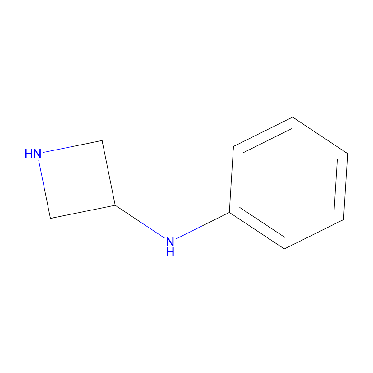 N-phenylazetidin-3-amine molecular structure, CAS 744984-91-6
