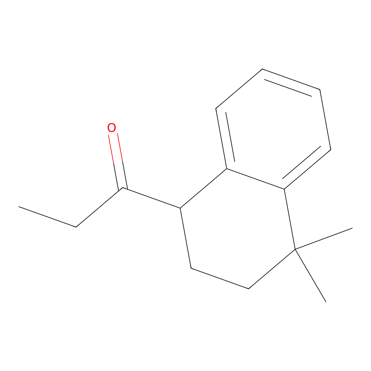 1-(1,2,3,4-Tetrahydro-4,4-dimethyl-1-naphthyl)propan-1-one molecular structure, CAS 74499-60-8