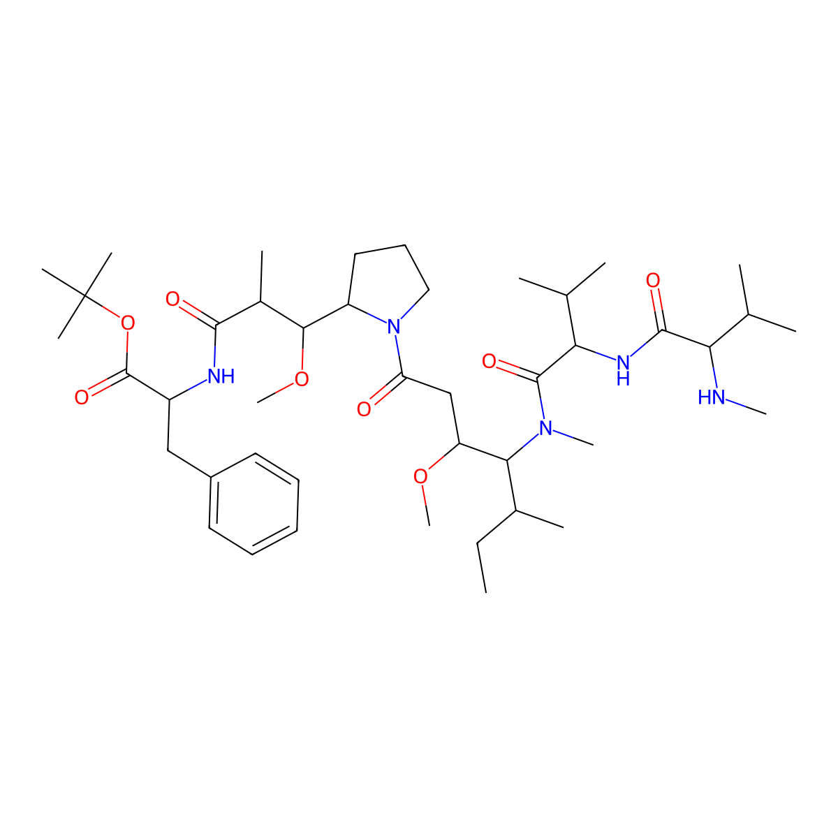 MMAF-OtBu molecular structure, CAS 745017-95-2