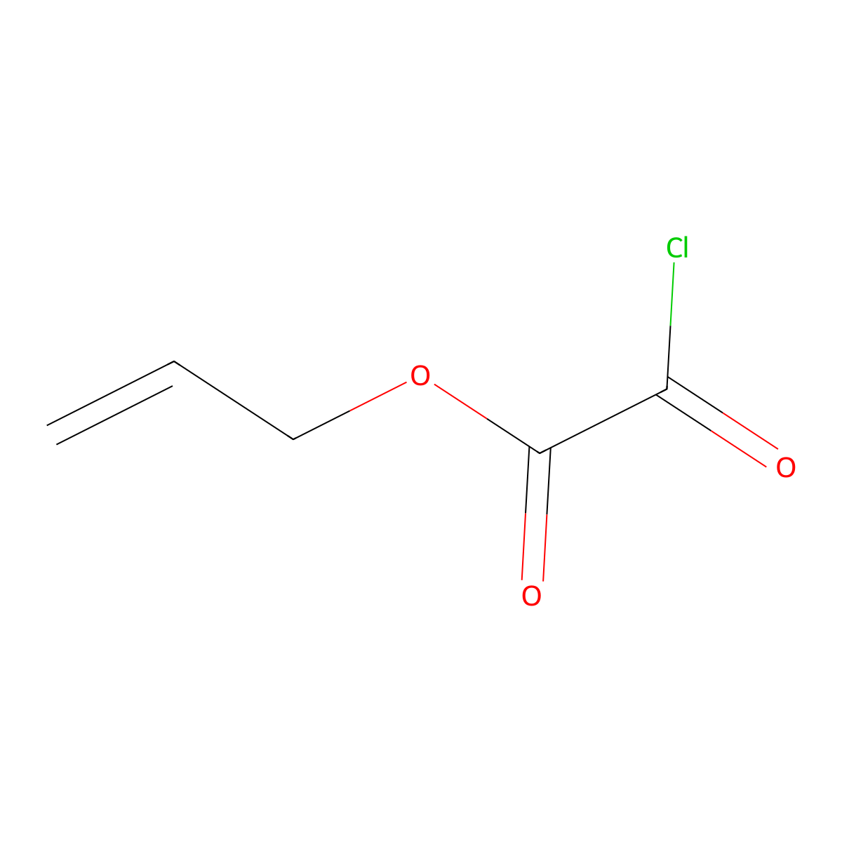 Allyl chlorooxoacetate molecular structure, CAS 74503-07-4