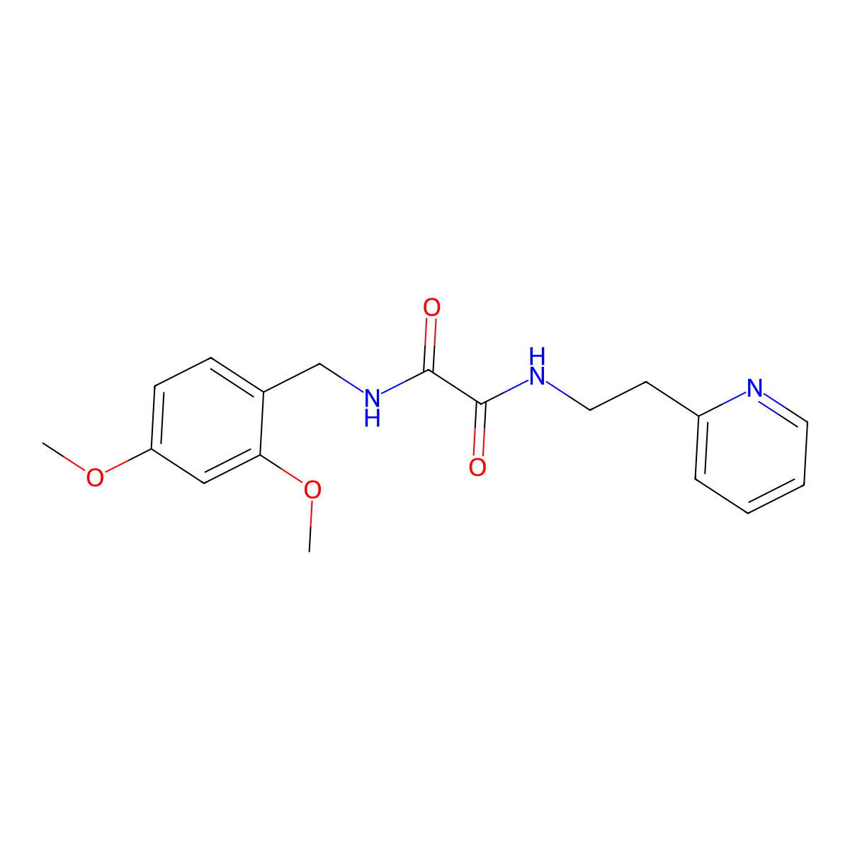 N1-(2,4-Dimethoxybenzyl)-N2-(2-(pyridin-2-yl)ethyl)oxalamide molecular structure, CAS 745047-53-4