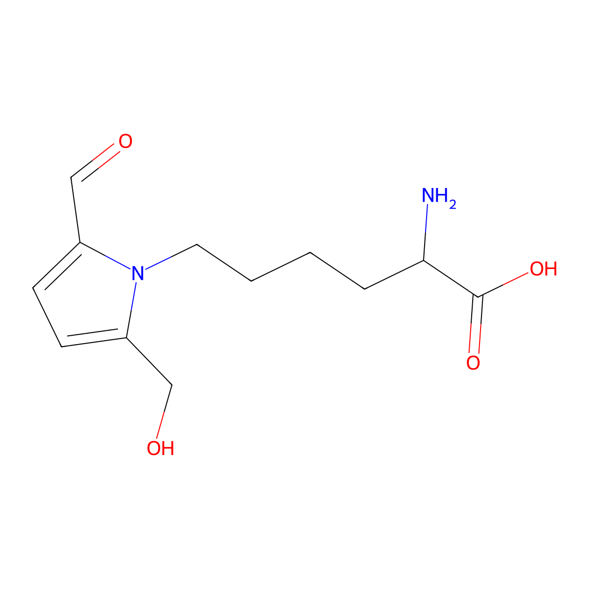 Pyrraline molecular structure, CAS 74509-14-1