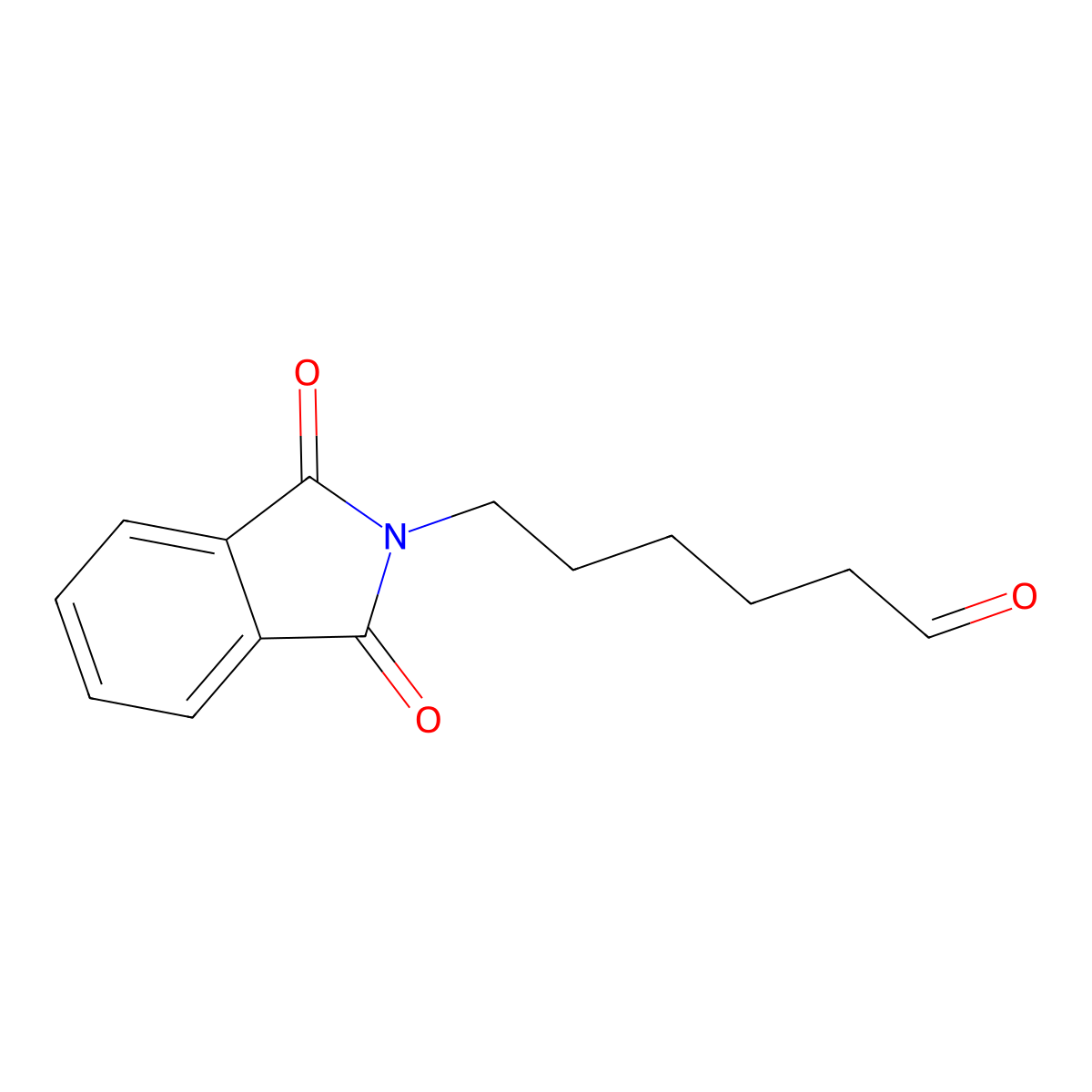 6-(1,3-dioxo-2,3-dihydro-1H-isoindol-2-yl)hexanal molecular structure, CAS 74510-19-3