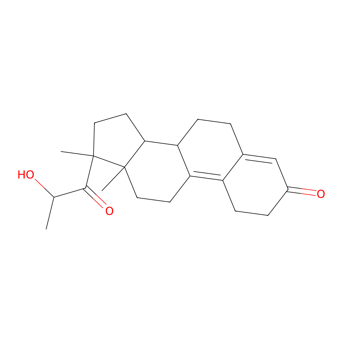 Trimegestone molecular structure, CAS 74513-62-5
