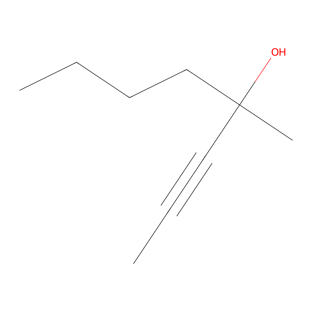 4-Methyl-2-octyn-4-ol molecular structure, CAS 74514-59-3