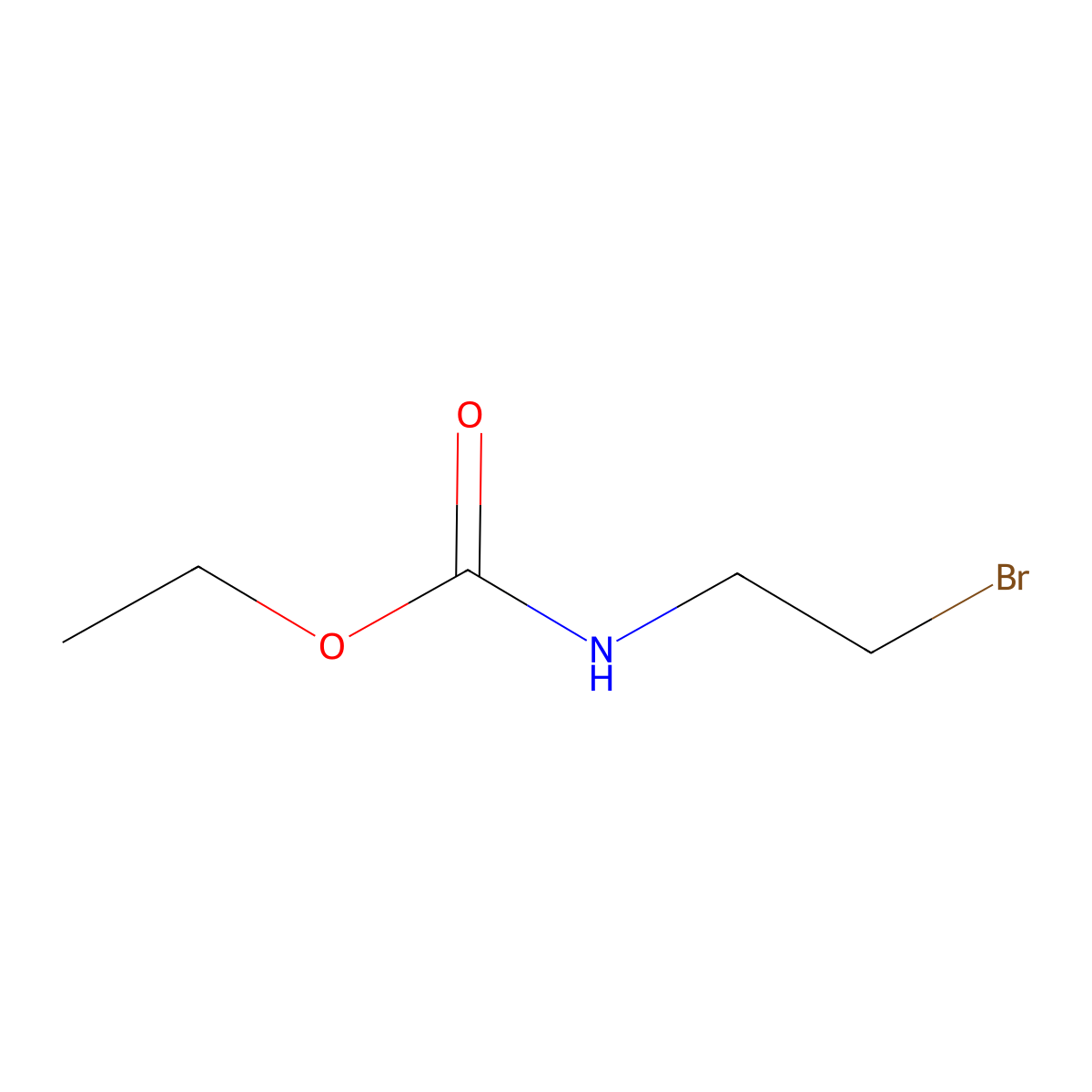 ethyl N-(2-bromoethyl)carbamate molecular structure, CAS 7452-78-0