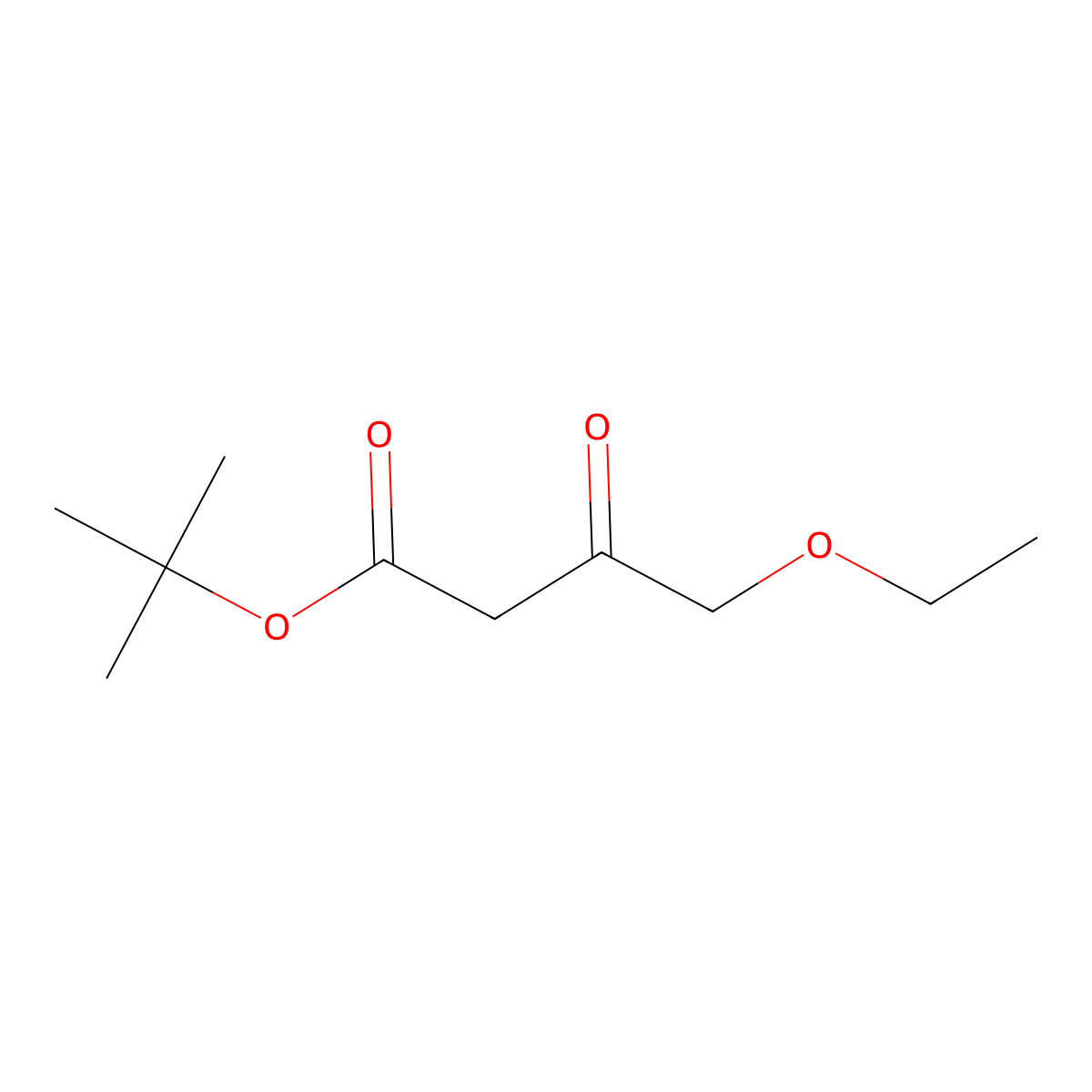 4-Ethoxy-3-oxo-butanoic acid tert-butyl ester molecular structure, CAS 74530-58-8