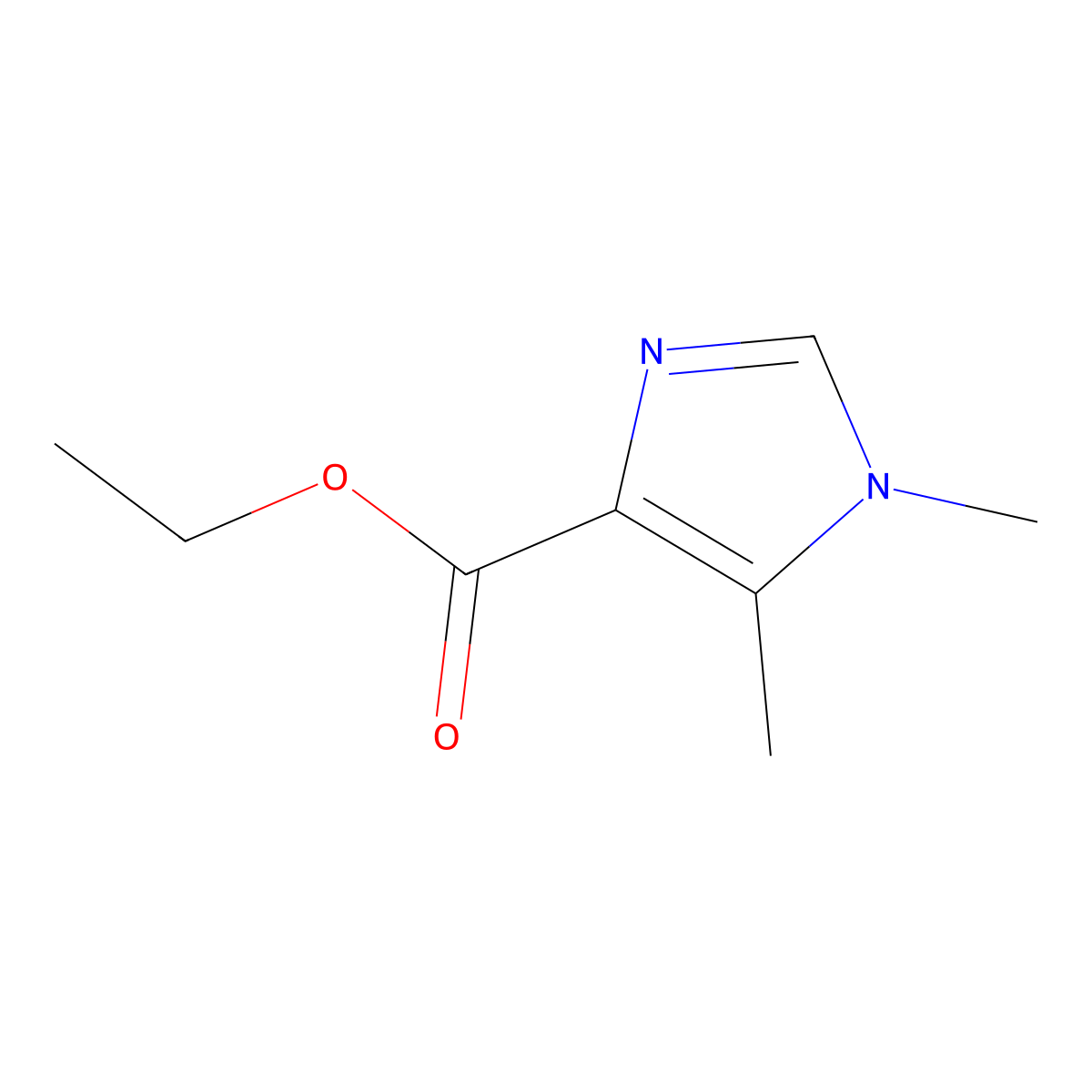 Ethyl 1,5-dimethyl-1h-imidazole-4-carboxylate molecular structure, CAS 74531-82-1