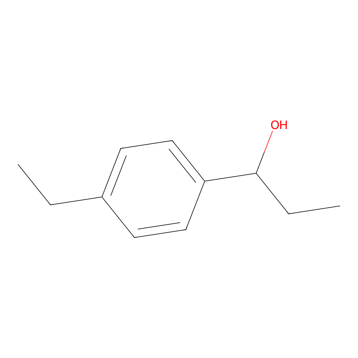 1-(4-Ethylphenyl)-1-propanol molecular structure, CAS 74532-88-0