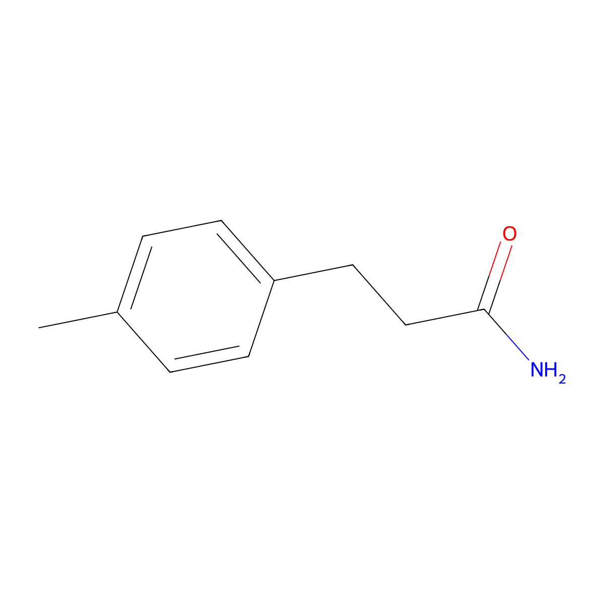 3-(p-Tolyl)propanamide molecular structure, CAS 74533-76-9
