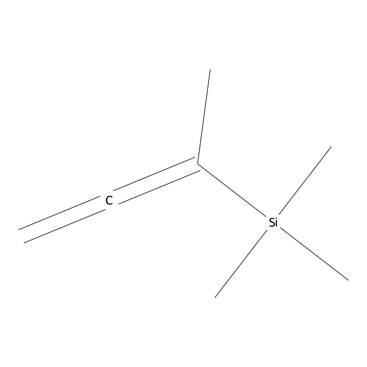 3-(Trimethylsilyl)-1,2-butadiene molecular structure, CAS 74542-82-8