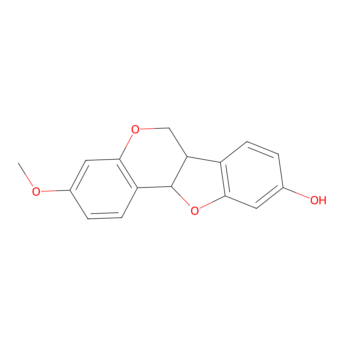 Isomedicarpin molecular structure, CAS 74560-05-7