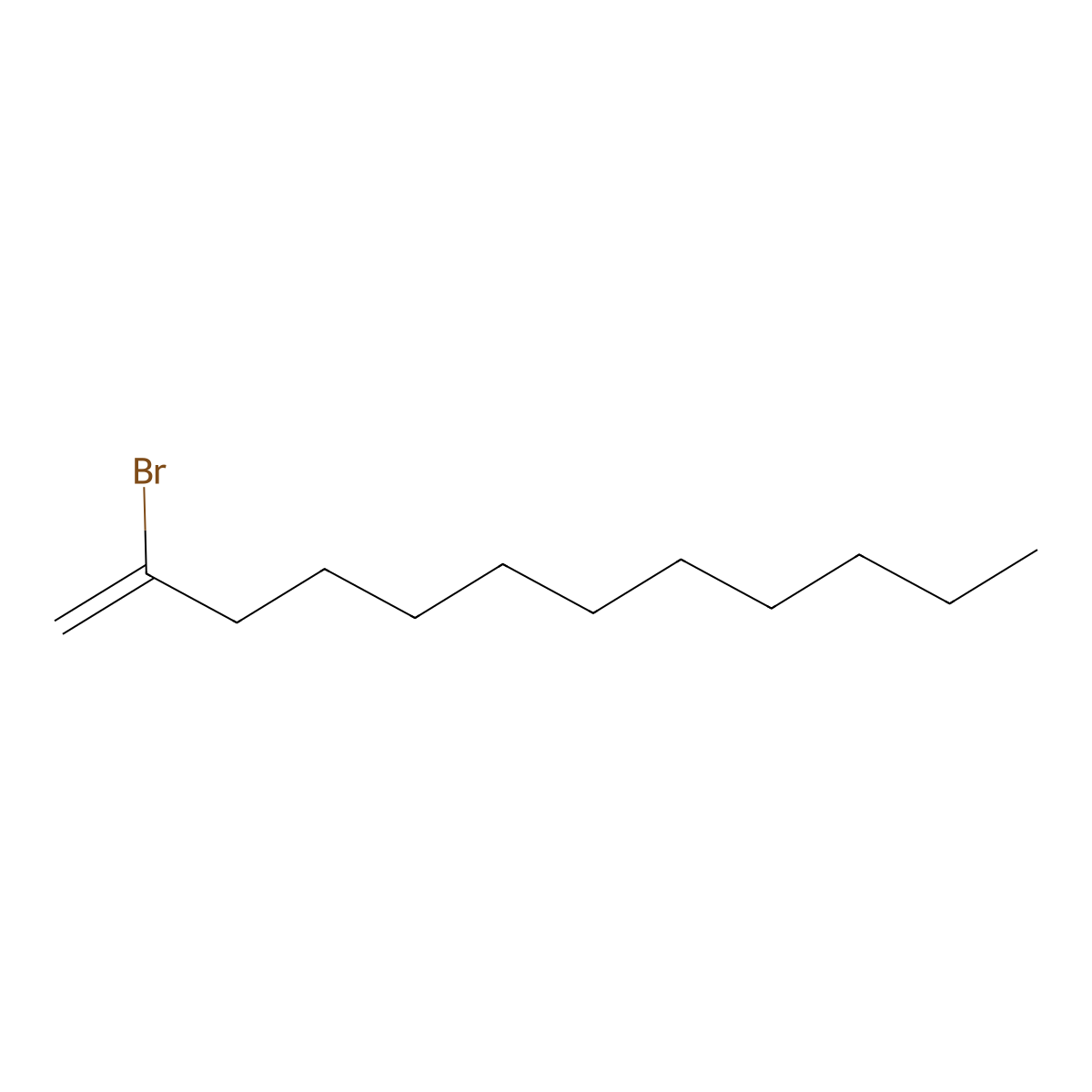 2-Bromododec-1-ene molecular structure, CAS 74571-85-0