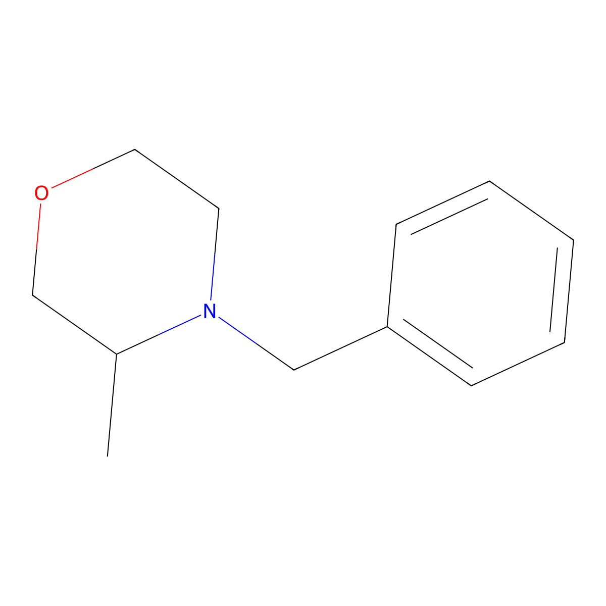 (R)-4-Benzyl-3-methylmorpholine molecular structure, CAS 74571-98-5