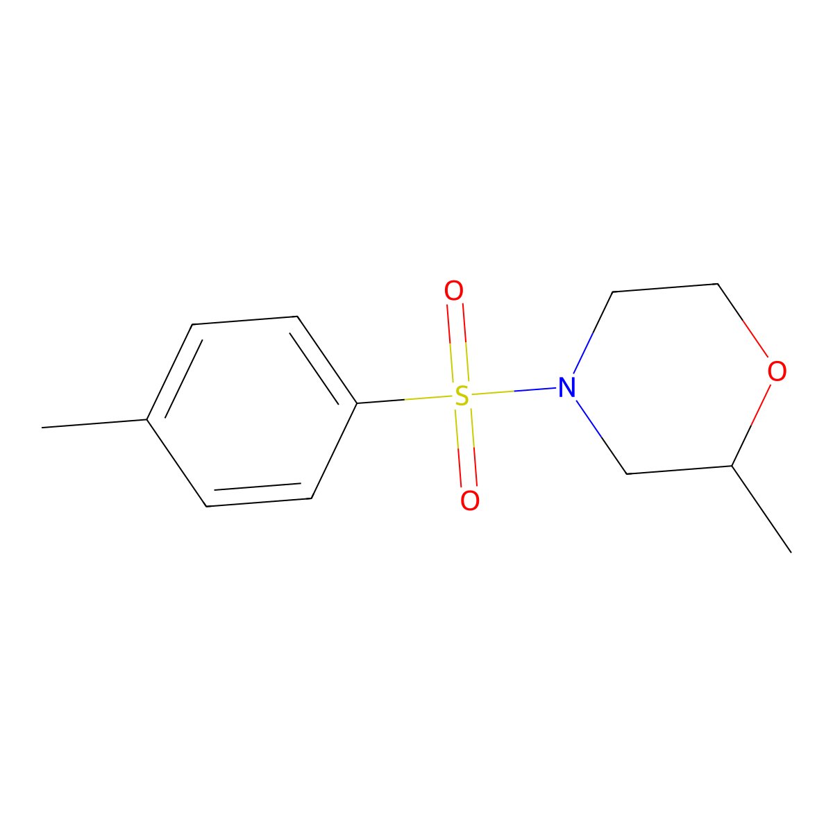 (S)-2-Methyl-4-tosylmorpholine molecular structure, CAS 74572-10-4