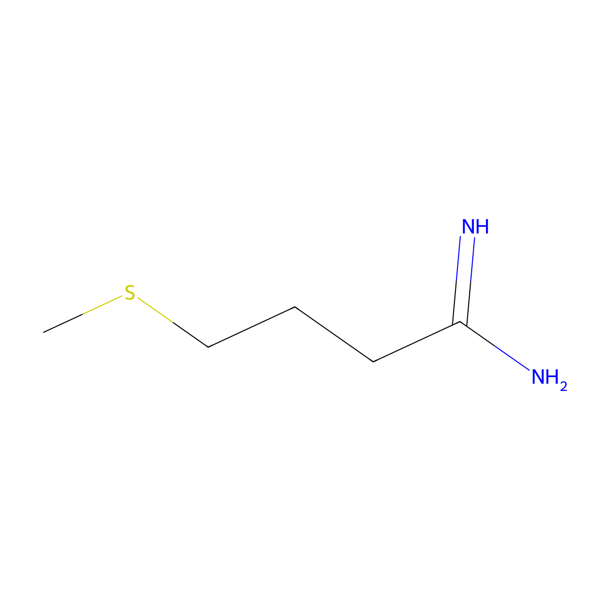 4-(Methylthio)butanimidamide molecular structure, CAS 745743-57-1