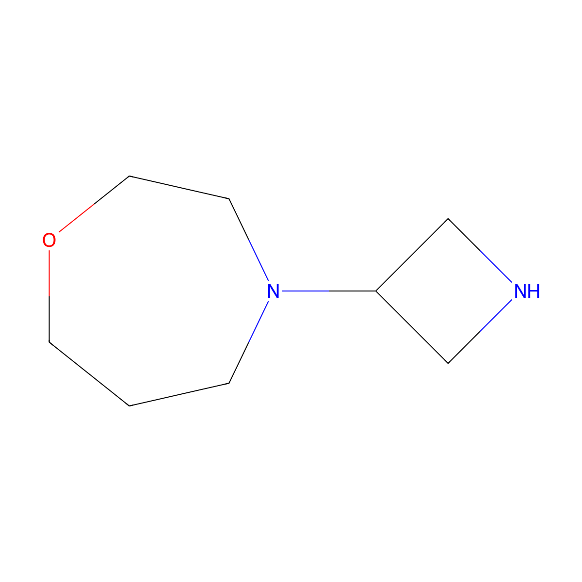 1,4-Oxazepine,4-(3-azetidinyl)hexahydro-(9CI) molecular structure, CAS 745771-82-8