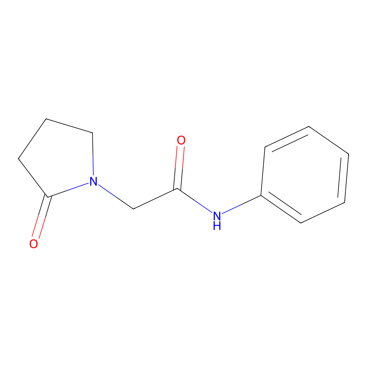 N-Phenylpiracetam molecular structure, CAS 7458-01-7
