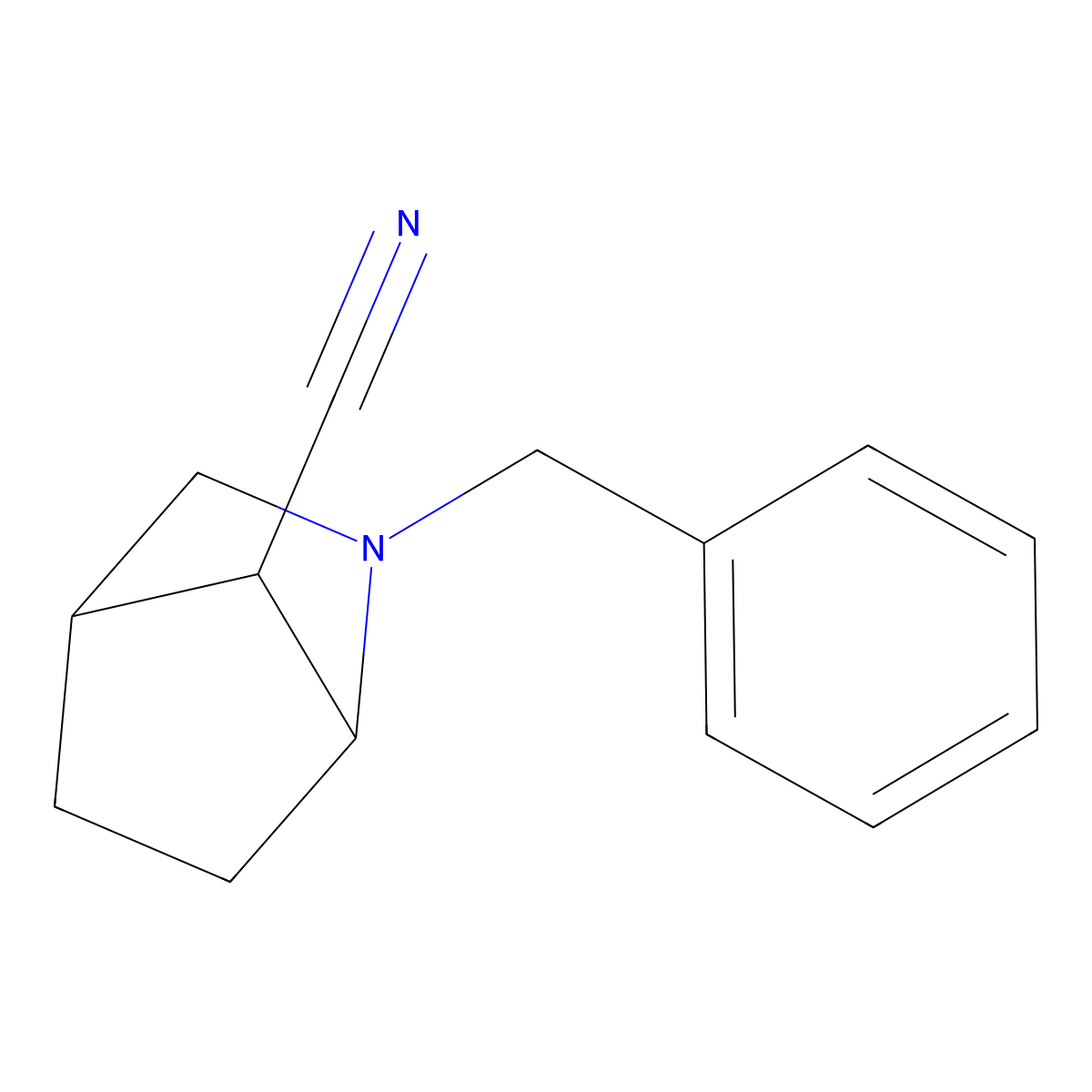 (1R,4S,7R)-rel-2-benzyl-2-azabicyclo[2.2.1]heptane-7-carbonitrile molecular structure, CAS 745836-30-0