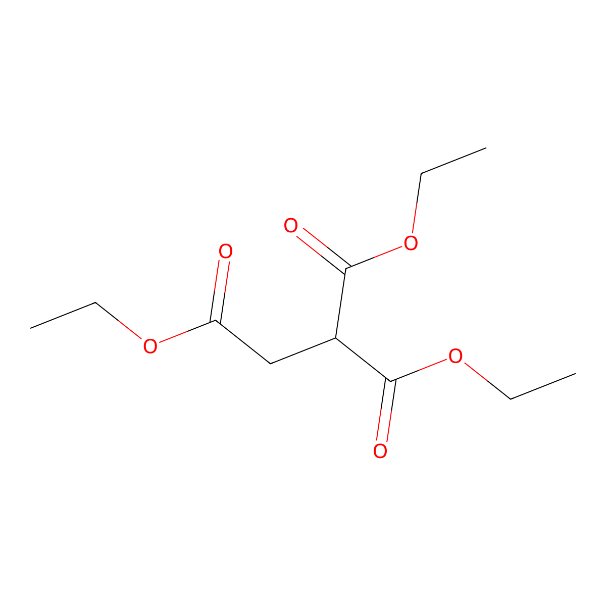 Triethyl ethane-1,1,2-tricarboxylate molecular structure, CAS 7459-46-3