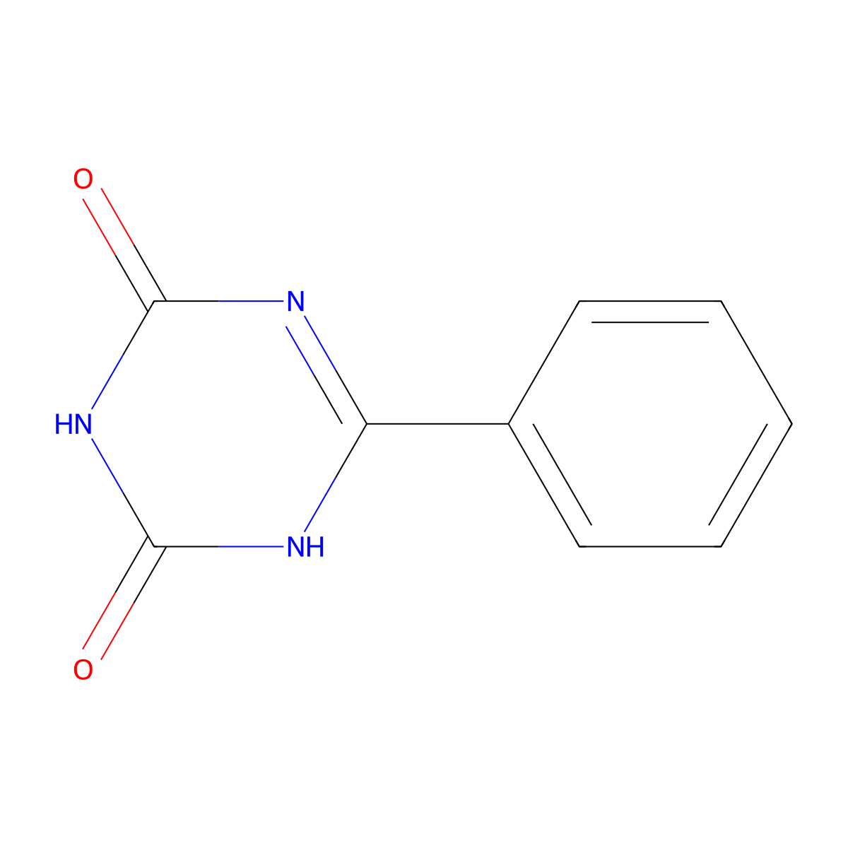 6-Phenyl-1,3,5-triazine-2,4(1H,3H)-dione molecular structure, CAS 7459-63-4