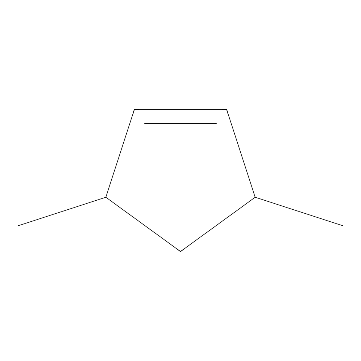 3,5-Dimethylcyclopentene molecular structure, CAS 7459-71-4