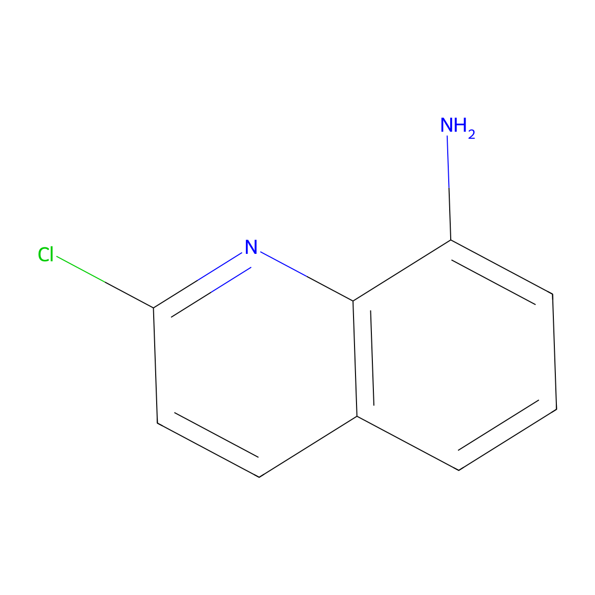 2-Chloroquinolin-8-amine molecular structure, CAS 7461-11-2