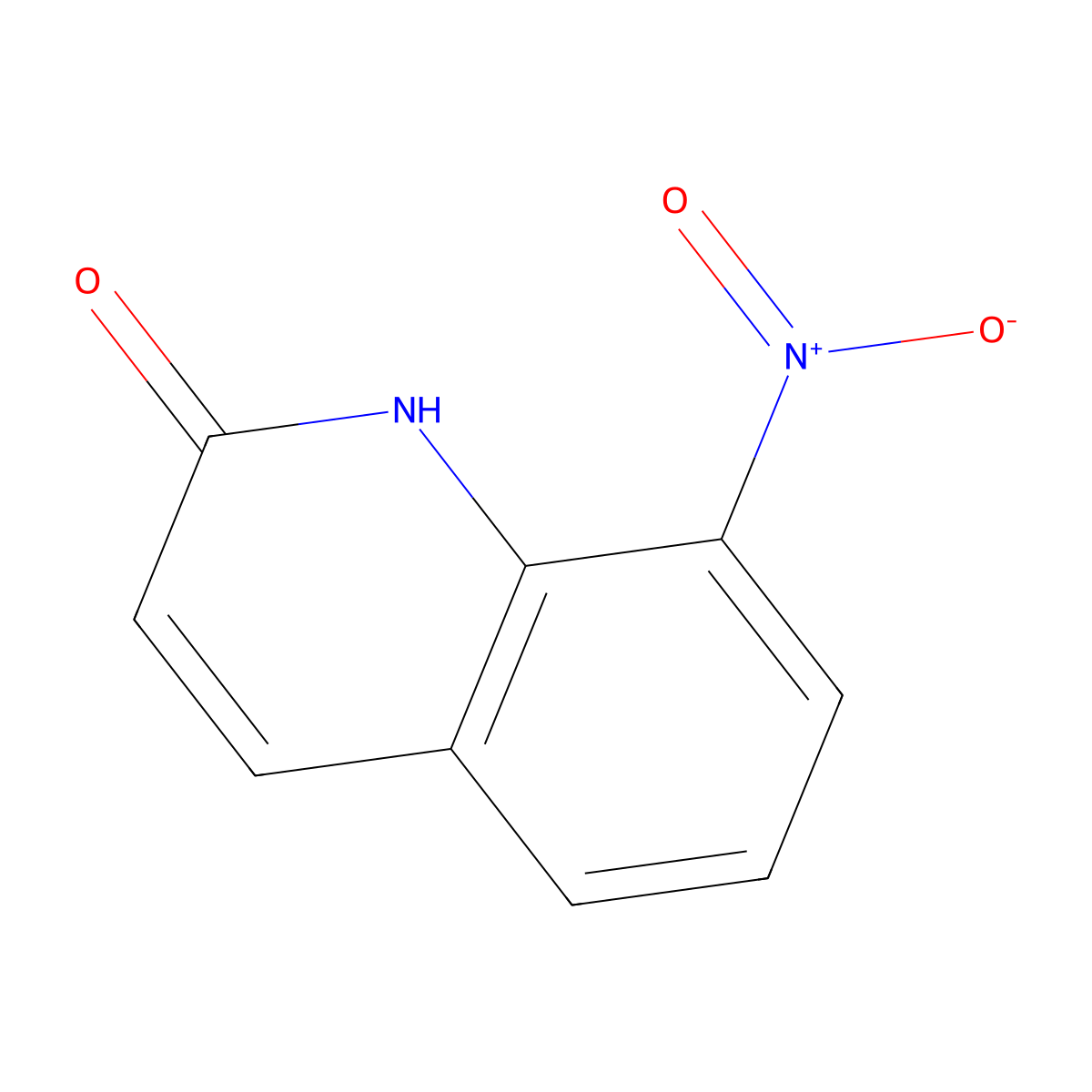 8-Nitro-1H-quinolin-2-one molecular structure, CAS 7461-12-3